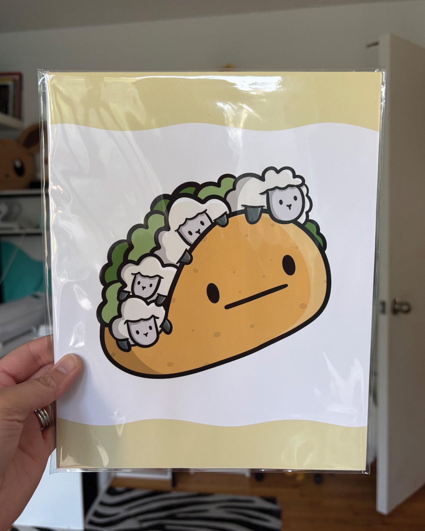 Sheep Taco 8x10 Print