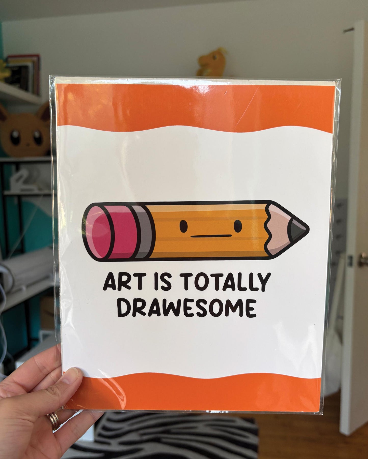 Art Is Totally Drawesome 8x10 Print