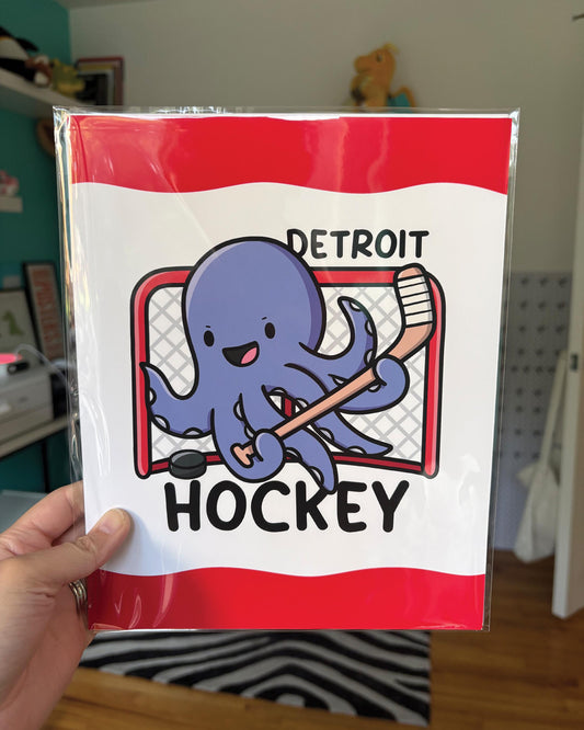 Michigan Hockey 8x10 Print