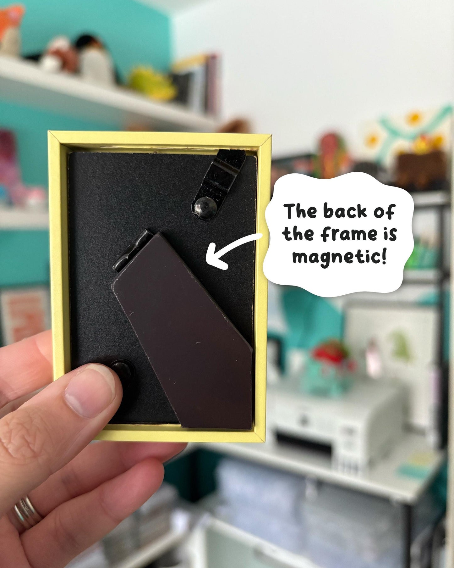 This Is Okay 2x3 Print with Yellow Magnetic Frame