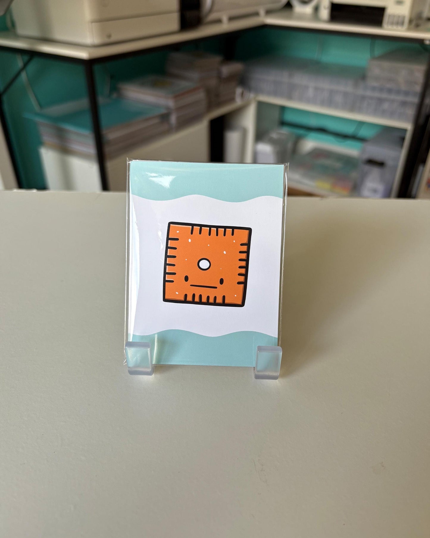 Square Cheese Cracker 3x4 Print