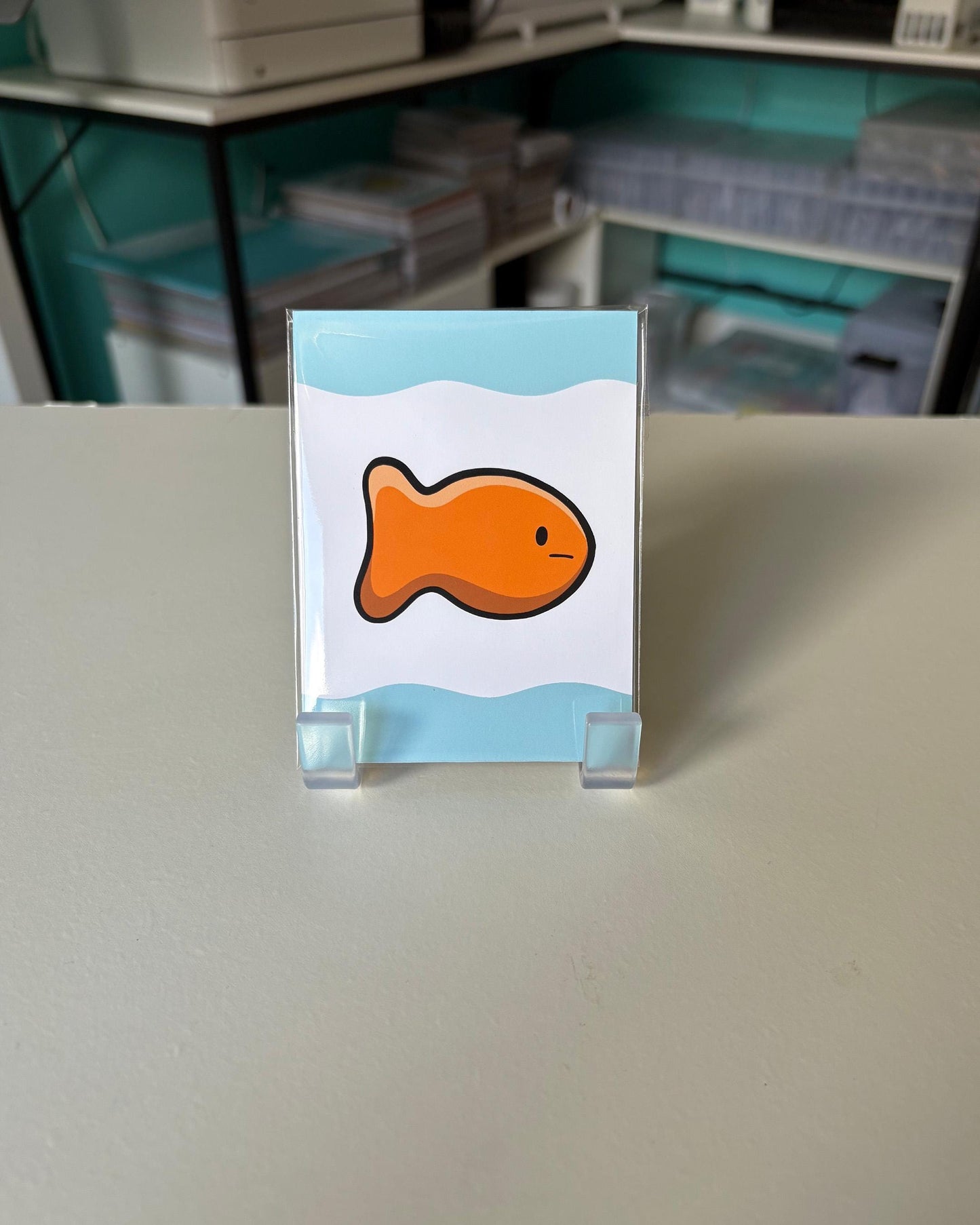 Fish Cheese Cracker 3x4 Print