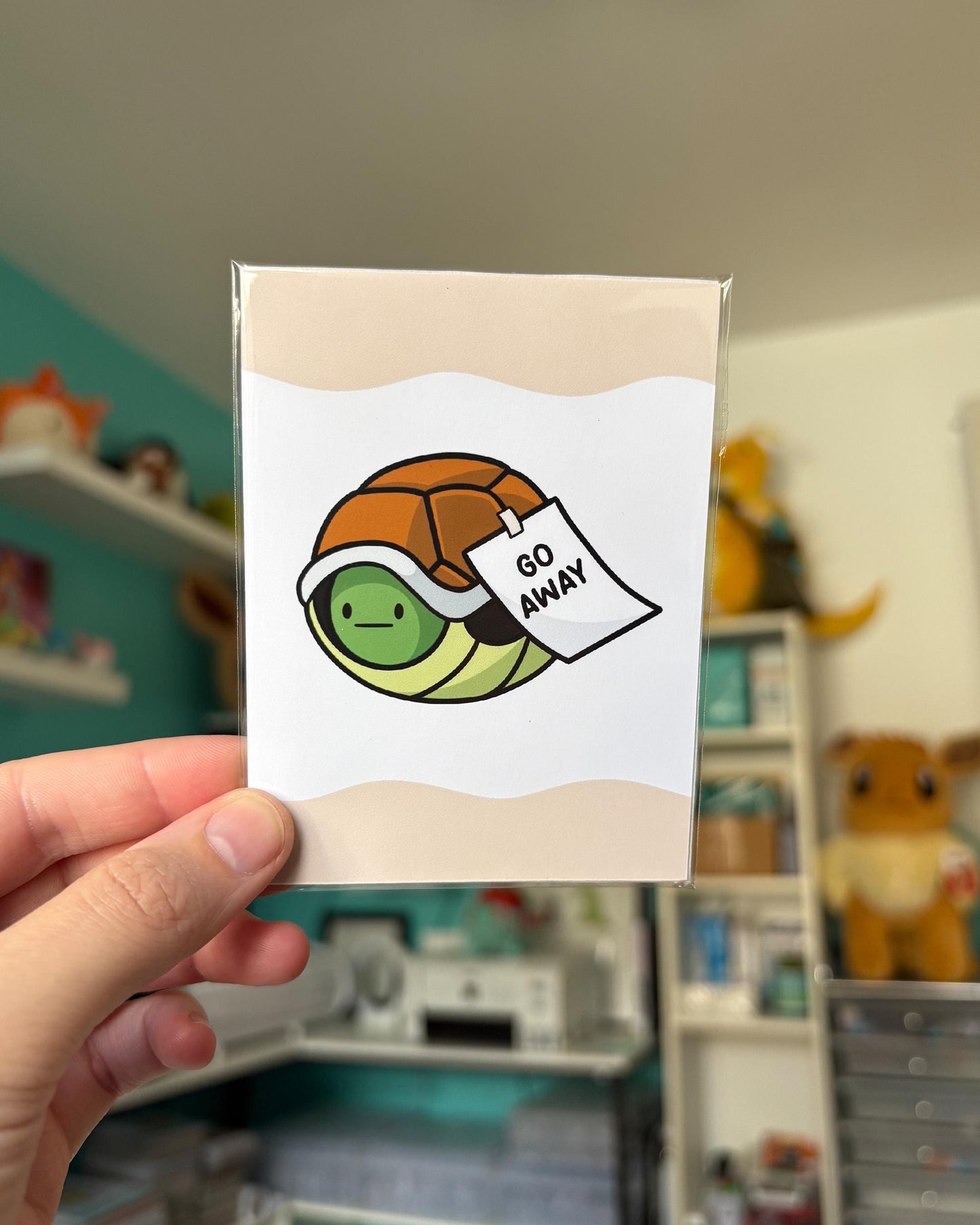 Go Away 3x4 Print
