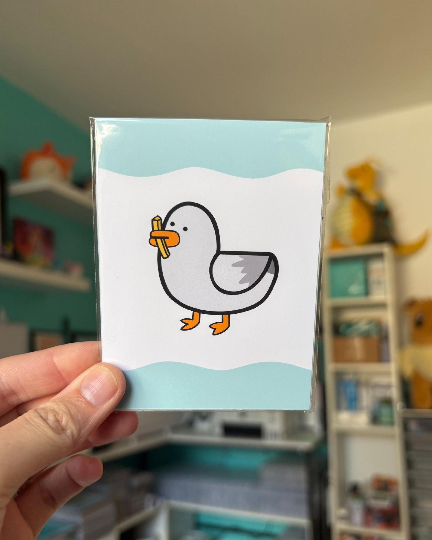 Seagull Fry to Go 3x4 Print