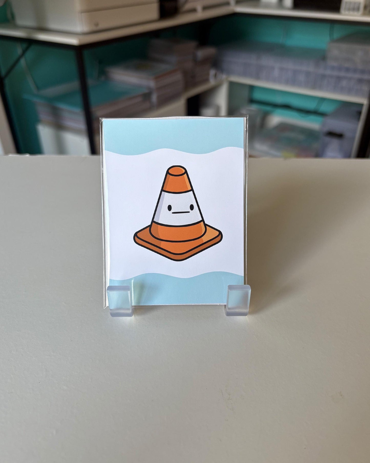 Traffic Cone 3x4 Print