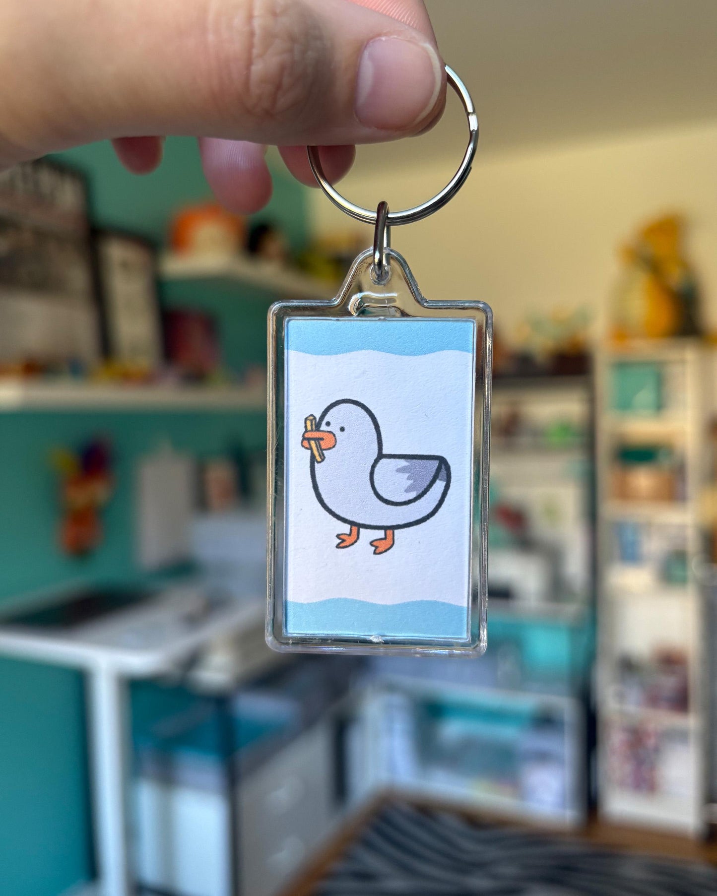 Seagull Fry to Go Keychain