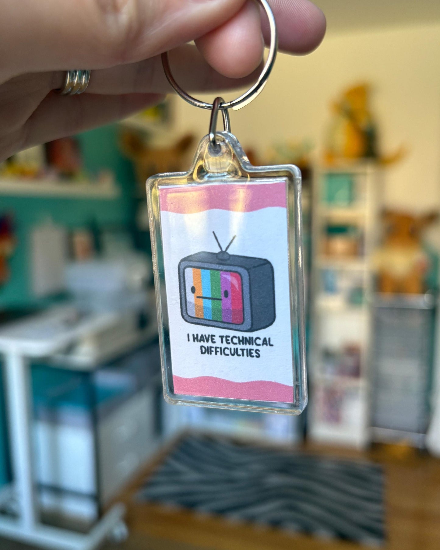 Technical Difficulties Keychain
