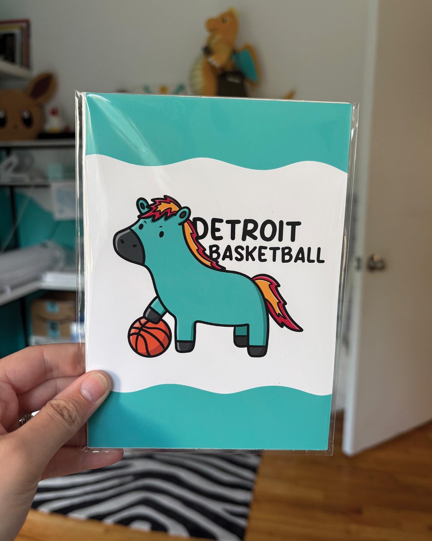 Michigan Basketball 5x7 Print