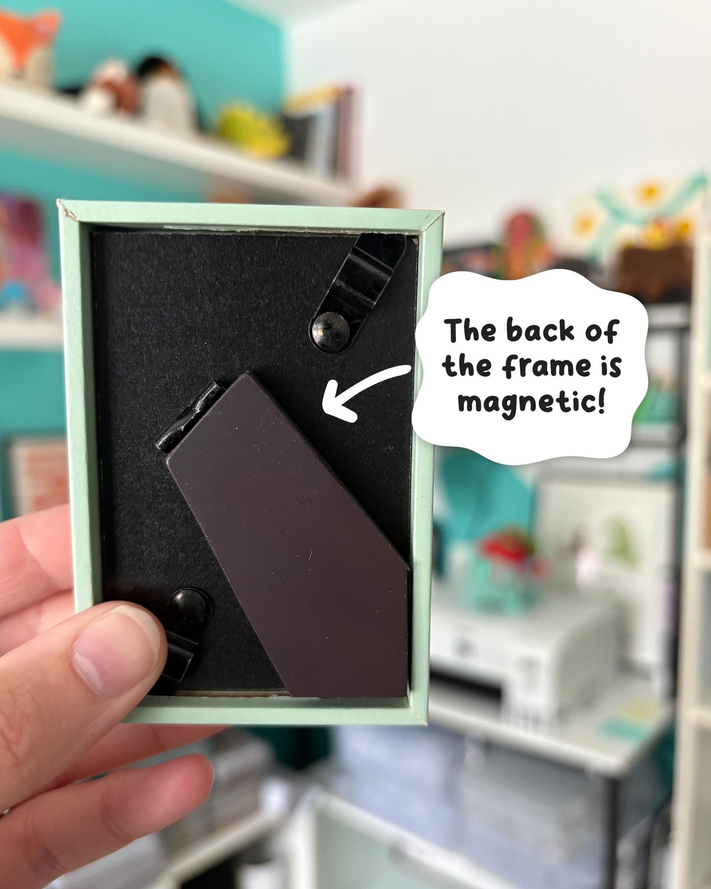 Snailed It 2x3 Print with Green Magnetic Frame