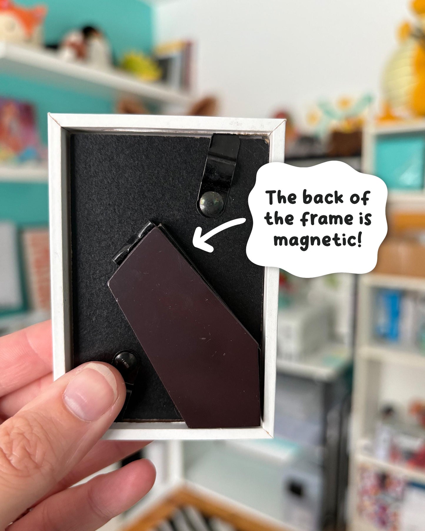 Can't Mistakey If Not Awakey 2x3 Print with White Magnetic Frame