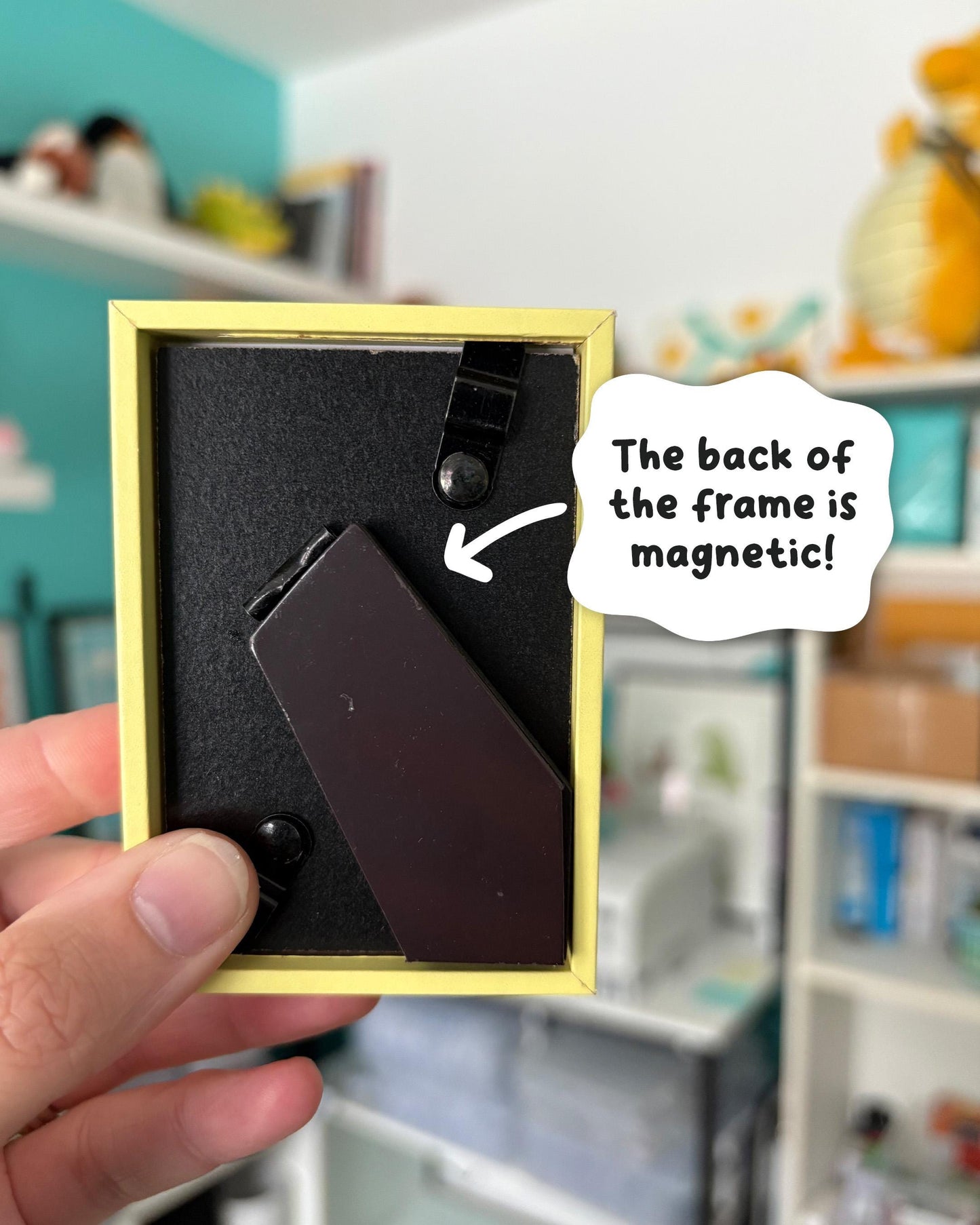 All Oopsie No Daisy 2x3 Print with Yellow Magnetic Frame