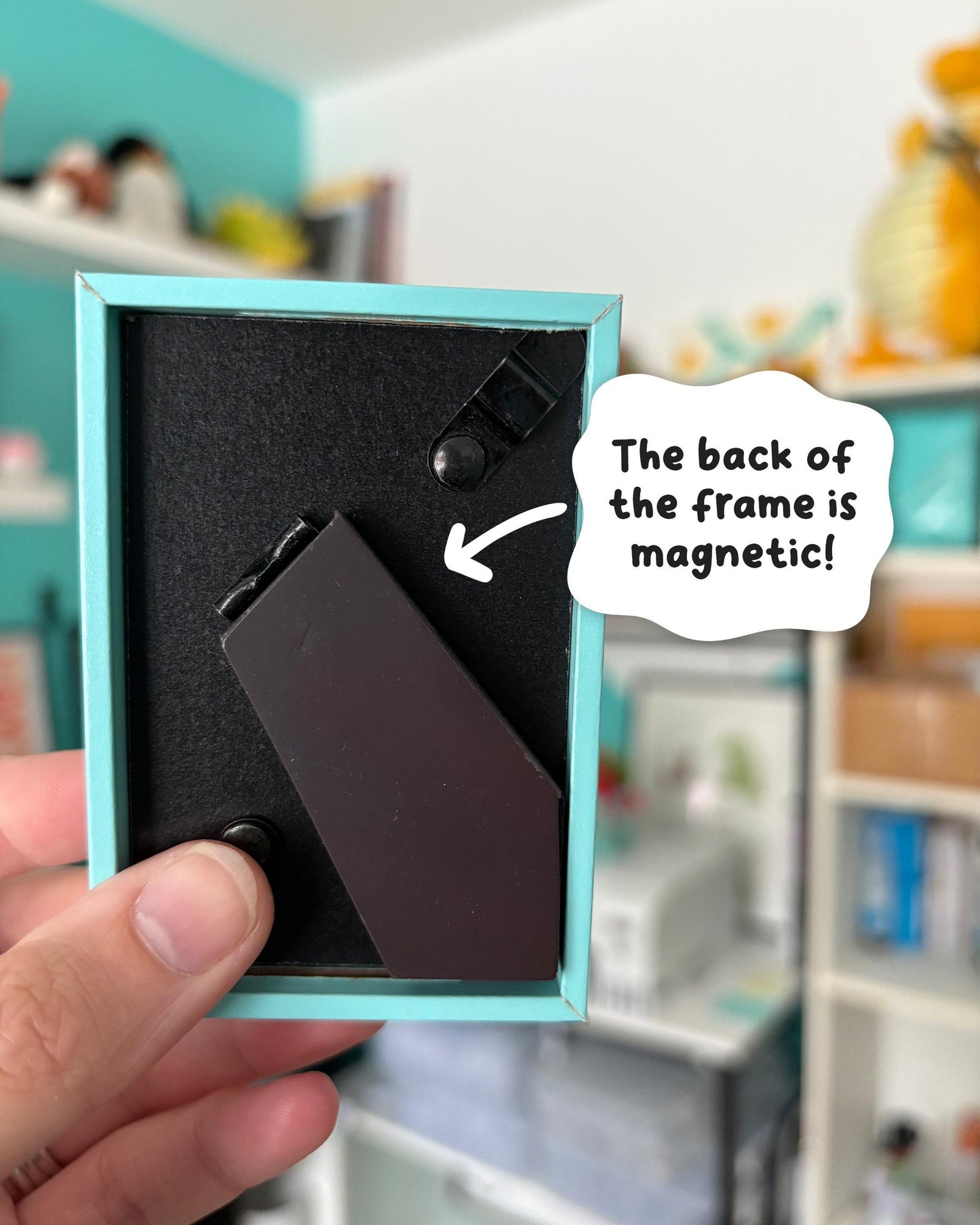 All Oopsie No Daisy 2x3 Print with Blue Magnetic Frame