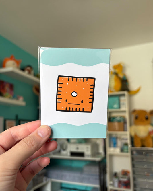 Square Cheese Cracker 3x4 Print