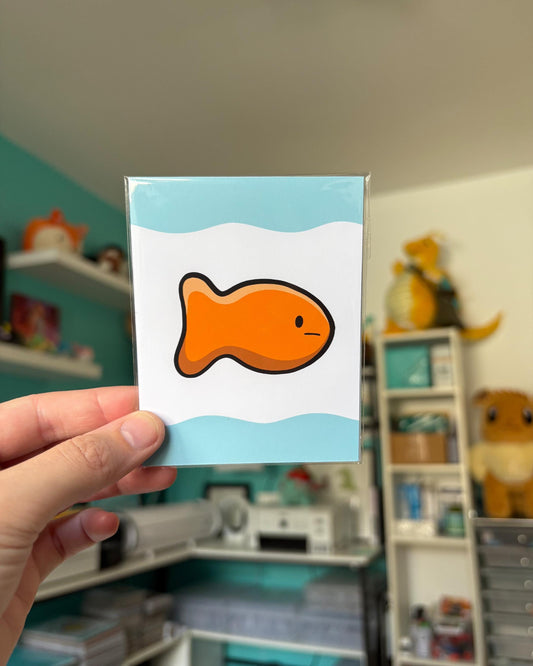 Fish Cheese Cracker 3x4 Print