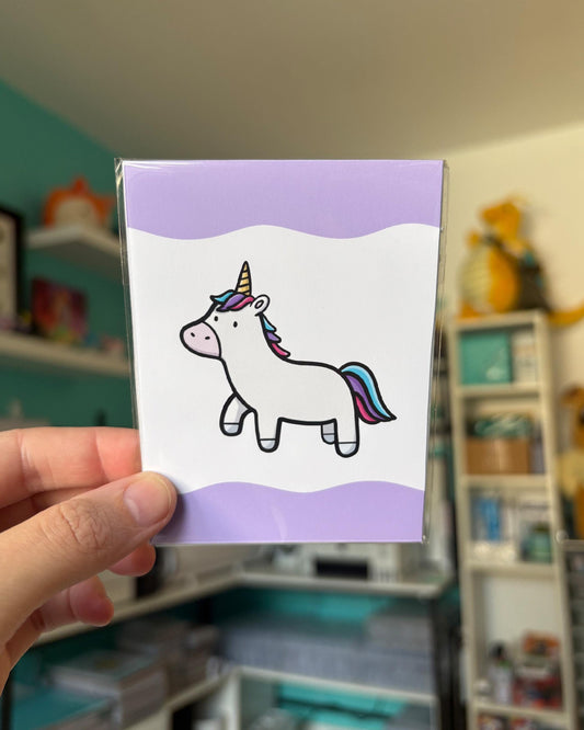 Unicorn 3x4 Print
