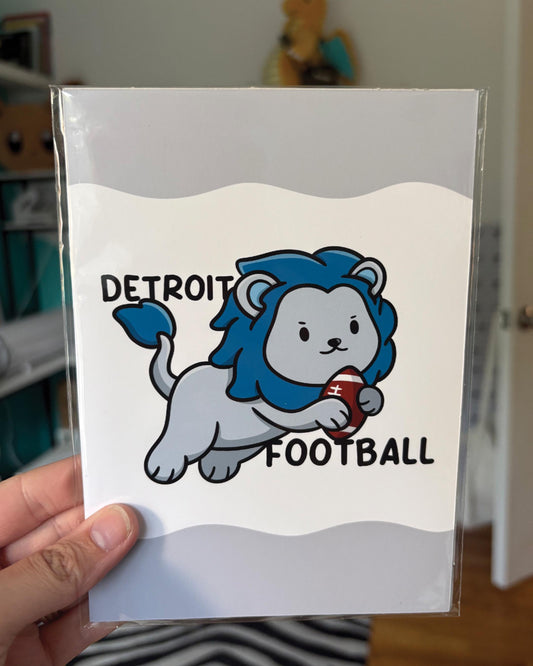 Michigan Football 5x7 Print