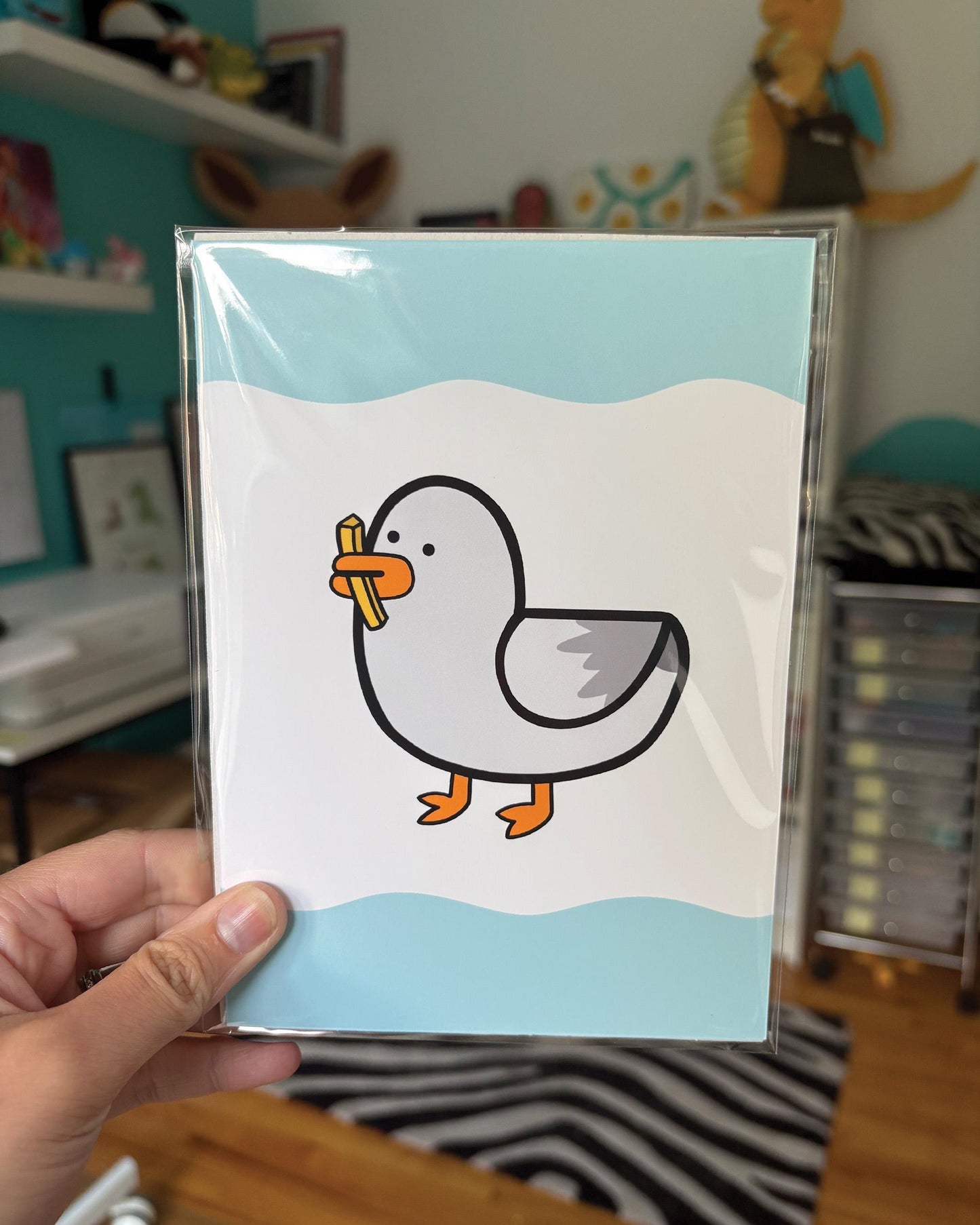 Seagull Fry to Go 5x7 Print